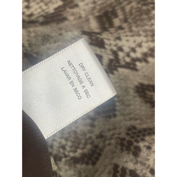 Michael Kors Asymmetrical Animal Print Skirt - Picture 7 of 7